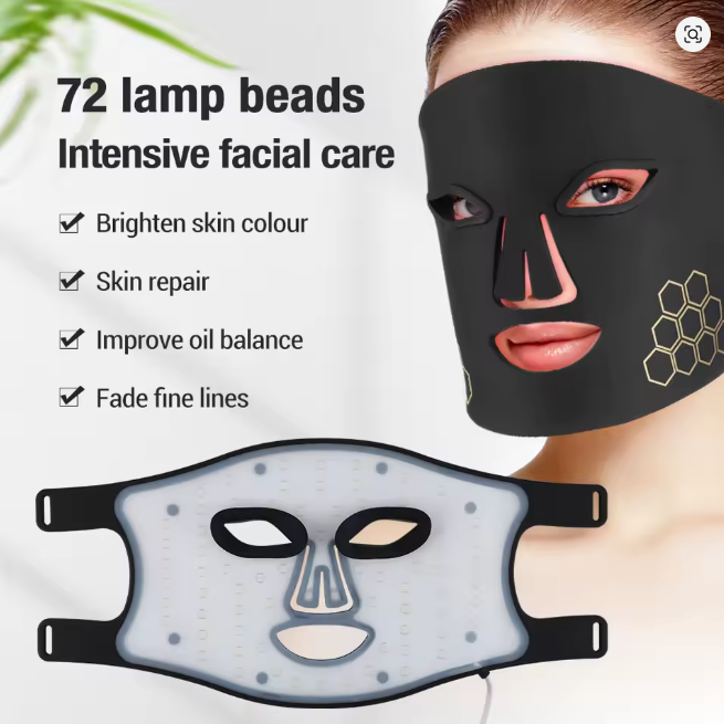 72-LED Photon Therapy Mask – Advanced Light Technology for Skin Renewal and Anti-Aging