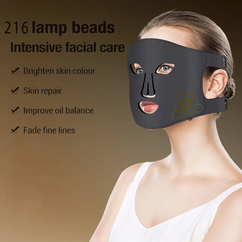 72 LED Photon Beauty Mask for Skin Rejuvenation and Fine Line Reduction